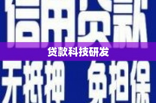 林甸贷款科技研发