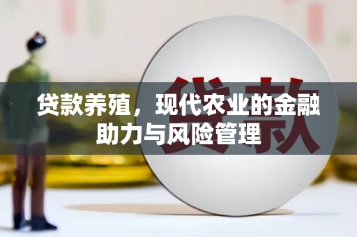 林甸贷款养殖，现代农业的金融助力与风险管理
