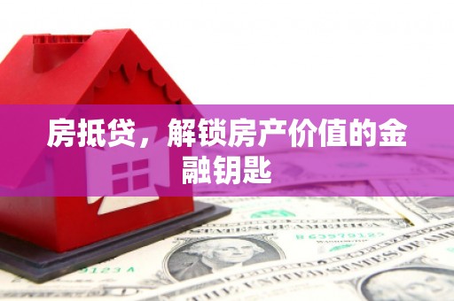 林甸房抵贷，解锁房产价值的金融钥匙