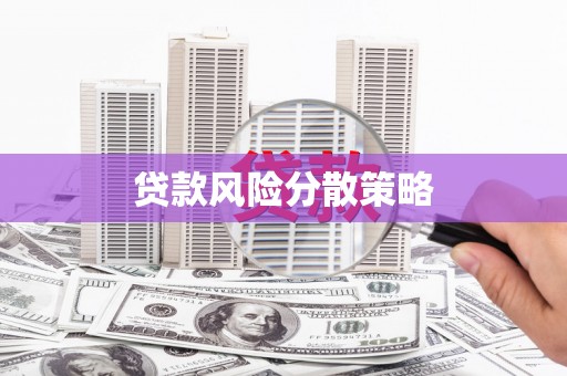 林甸贷款风险分散策略