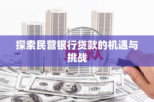 林甸探索民营银行贷款的机遇与挑战