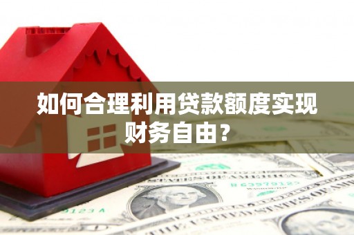 林甸如何合理利用贷款额度实现财务自由？