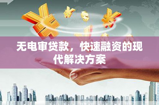 林甸无电审贷款，快速融资的现代解决方案