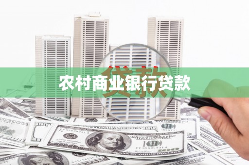 林甸农村商业银行贷款