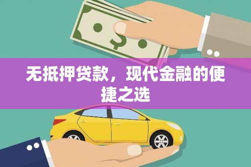 林甸无抵押贷款，现代金融的便捷之选