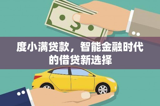 林甸度小满贷款，智能金融时代的借贷新选择