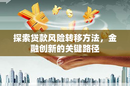 林甸探索贷款风险转移方法，金融创新的关键路径