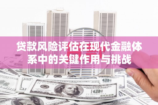 林甸贷款风险评估在现代金融体系中的关键作用与挑战