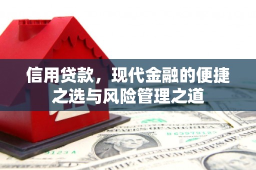 林甸信用贷款，现代金融的便捷之选与风险管理之道