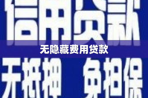 林甸无隐藏费用贷款
