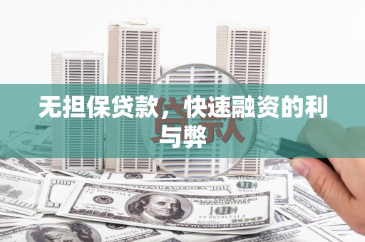 林甸无担保贷款，快速融资的利与弊