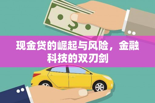 林甸现金贷的崛起与风险，金融科技的双刃剑