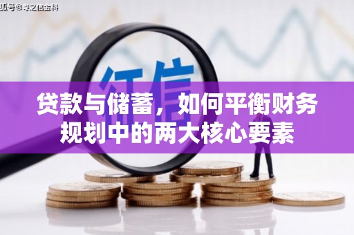 林甸贷款与储蓄，如何平衡财务规划中的两大核心要素