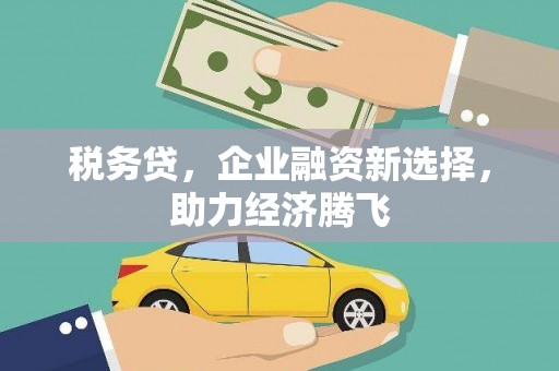 林甸税务贷，企业融资新选择，助力经济腾飞