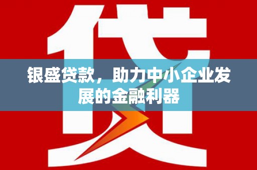 林甸银盛贷款，助力中小企业发展的金融利器