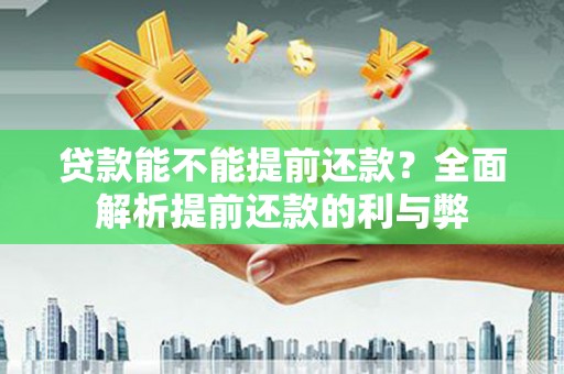 林甸贷款能不能提前还款？全面解析提前还款的利与弊