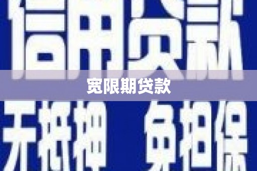 林甸宽限期贷款