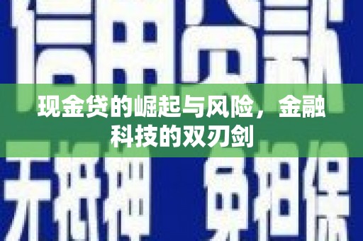 林甸现金贷的崛起与风险，金融科技的双刃剑