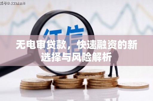 林甸无电审贷款，快速融资的新选择与风险解析