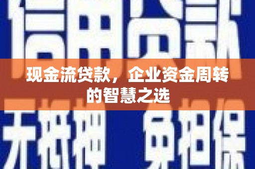 林甸现金流贷款，企业资金周转的智慧之选