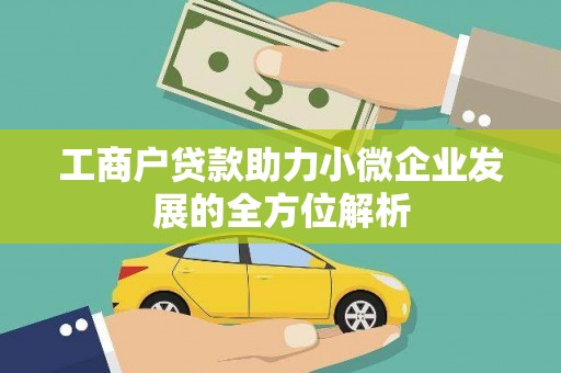 林甸工商户贷款助力小微企业发展的全方位解析