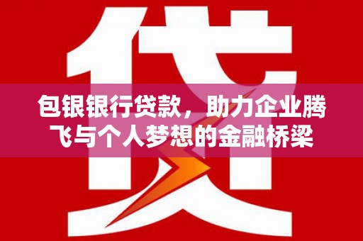 林甸包银银行贷款，助力企业腾飞与个人梦想的金融桥梁