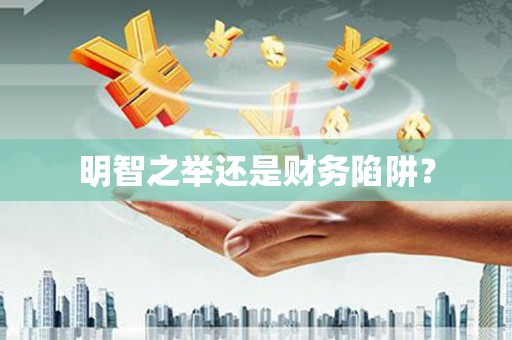 林甸明智之举还是财务陷阱？