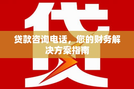 林甸贷款咨询电话，您的财务解决方案指南