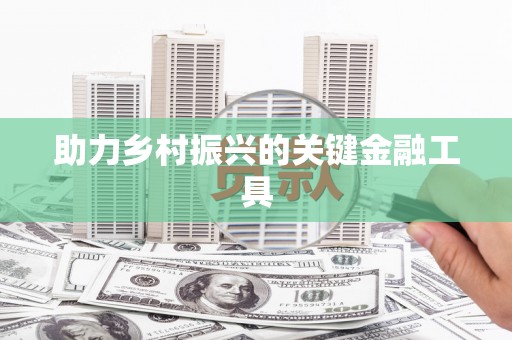 林甸助力乡村振兴的关键金融工具