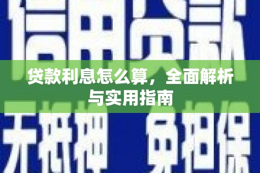 林甸贷款利息怎么算，全面解析与实用指南