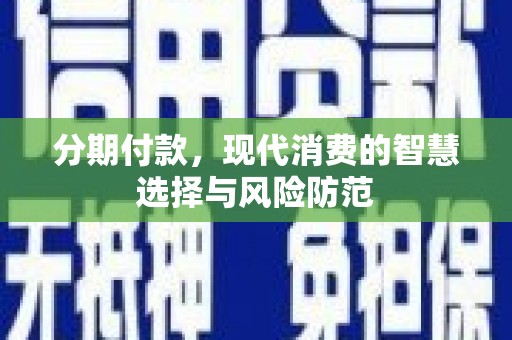 林甸分期付款，现代消费的智慧选择与风险防范