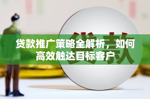 林甸贷款推广策略全解析，如何高效触达目标客户