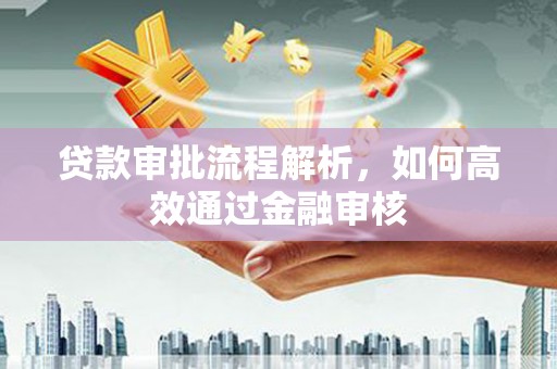 林甸贷款审批流程解析，如何高效通过金融审核