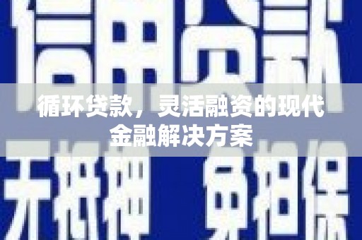 林甸循环贷款，灵活融资的现代金融解决方案