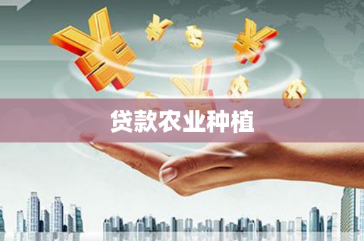 林甸贷款农业种植