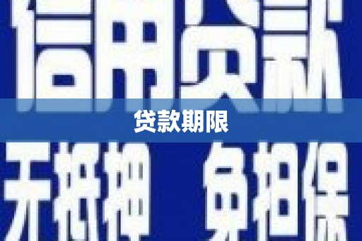 林甸贷款期限