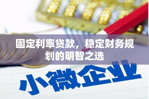 林甸固定利率贷款，稳定财务规划的明智之选
