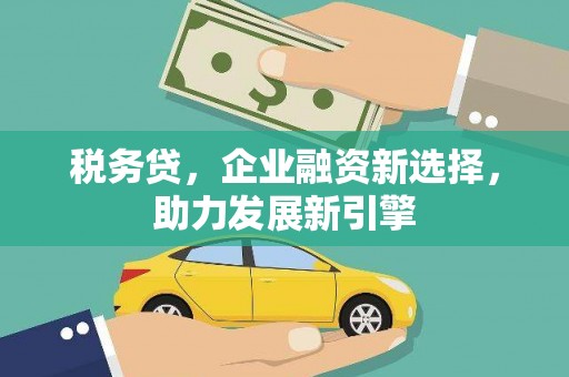 林甸税务贷，企业融资新选择，助力发展新引擎