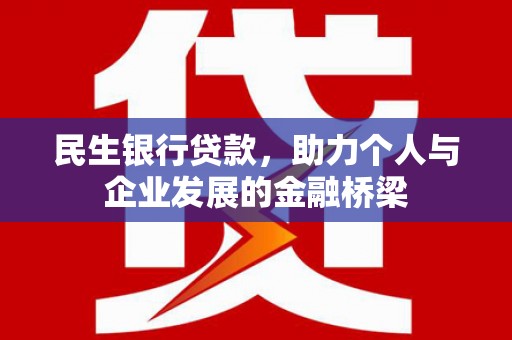 林甸民生银行贷款，助力个人与企业发展的金融桥梁