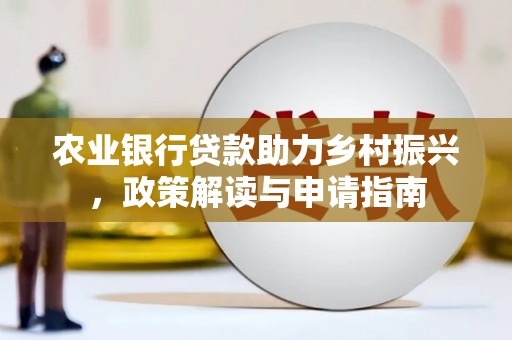 林甸农业银行贷款助力乡村振兴，政策解读与申请指南