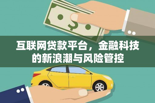 林甸互联网贷款平台，金融科技的新浪潮与风险管控