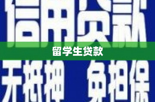 林甸留学生贷款