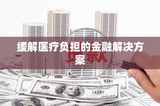 林甸缓解医疗负担的金融解决方案