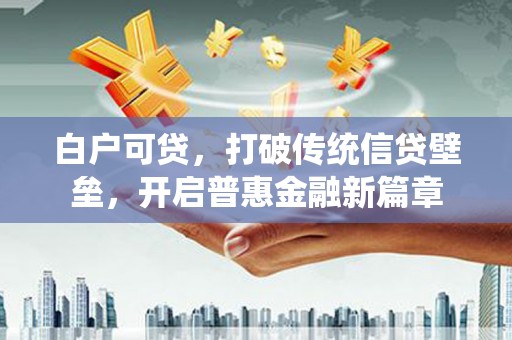 林甸白户可贷，打破传统信贷壁垒，开启普惠金融新篇章
