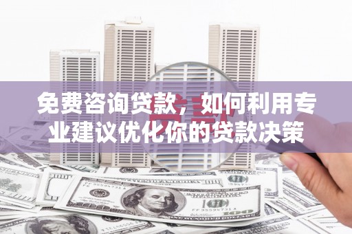 林甸免费咨询贷款，如何利用专业建议优化你的贷款决策