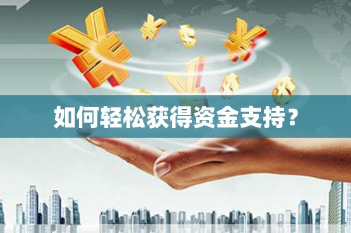 林甸如何轻松获得资金支持？